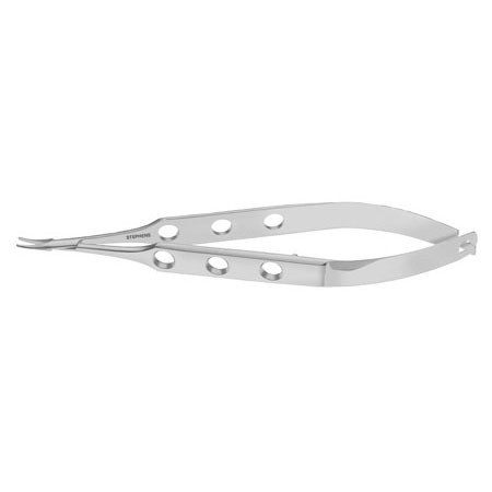 Jaffe Needle Holder, Curved, W/O Lock, Delicate Conical Jaws