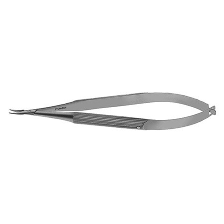 Stephens Needle Holder, Curved, W/O Lock, Very Delicate Jaws