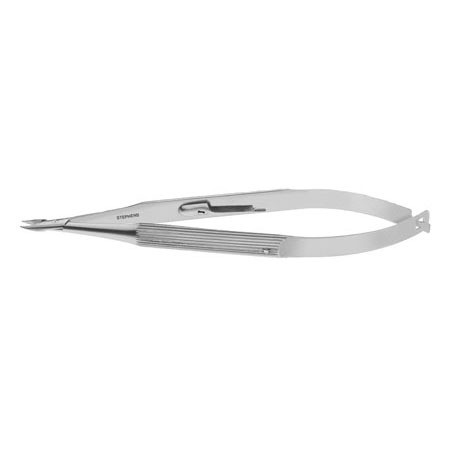 Stephens Needle Holder, Curved, W/Lock, Very Delicate Jaws