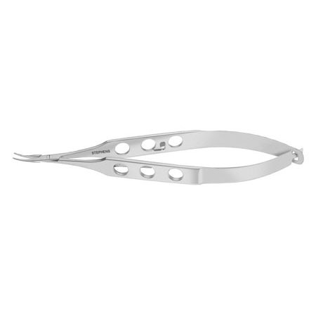 Mcpherson Needle Holder, Curved, W/ Lock, Extra Del Jaws