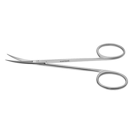 Iris Scissors, 10.5Cm, Curved, Ring Handle