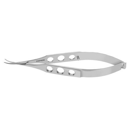 Castro. Corneal Scissors Curved Medium Bla.,Blunt