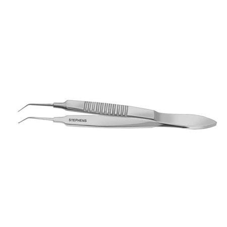 Bonn Forceps, 1X2, 0.12Mm Teeth, Angled