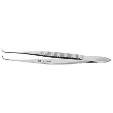 Dressing Forceps, Strong Curve, Serrated