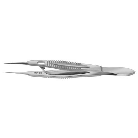 Castroviejo Suturing Forceps, .12Mm, W/ Tying Platform, W/Lock