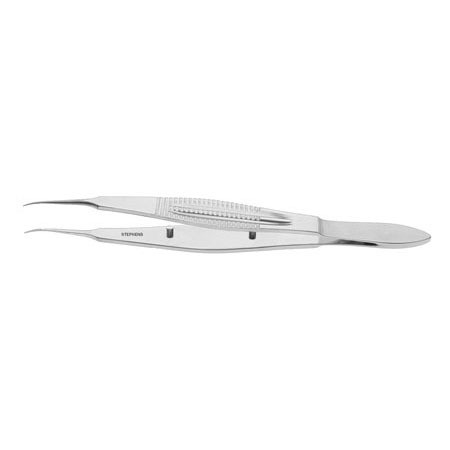 Harms Tying Forceps, Smooth Jaws, Curved, W/Plat.